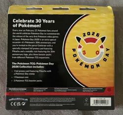 Pokemon TCG Day 2026 Collection 30th Anniversary Pikachu Box - Image 2