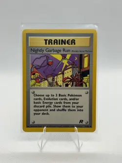 Pokemon TCG Team Rocket Nightly Garbage Run Trainer #77/82 Regular Uncommon - Image 1