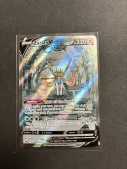 Pokemon TCG Zacian v Crown Zenith: Galarian Gallery GG48/GG70 NM - Mint - Image 1
