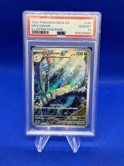 Pokemon Scarlet & Violet 151 Dragonair #181 181/165 Illustration Rare IR PSA 10 - Image 1
