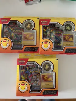 Pokemon TCG Pokemon Day 2026 Collection Box New Sealed X3 Boxes Rare 🔥Pikachu - Image 1