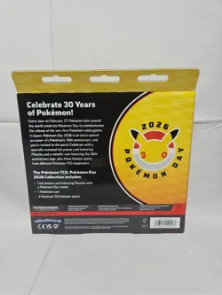 Pokemon Day 2026 Collection Box Lot of 5- Full Set of Unique Pack Arts - Image 2