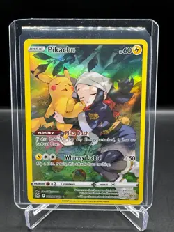 POKEMON! LOST ORIGIN TRAINER GALLERY! PIKACHU! FULL ART! RARE! TG05/TG30 - Image 1