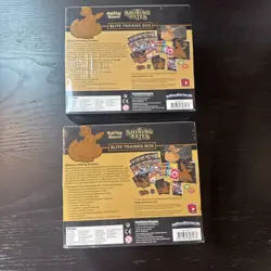 🔥LOT OF 2 Pokemon TCG Shining Fates Elite Trainer Box ETB Factory Sealed New!🔥 - Image 3