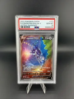 Pokemon Origin Forme Dialga V 177/189 Astral Radiance Full Art Holo PSA 10 - Image 1