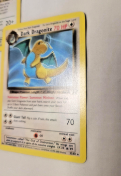 2000 Pokemon Evolution Lot Dratini, Dark Dragonair, & Dragonite Team Rocket LP! - Image 5