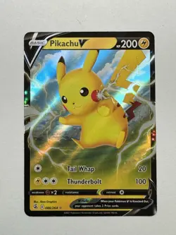Pokemon TCG - Pikachu V - Fusion Strike 086/264 - Image 1