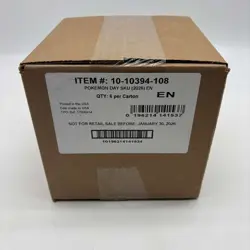 Pokemon TCG 2026 Pokemon Day Collection Box Case Factory Sealed - Image 1