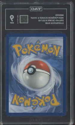 2024 Pokemon S & V Stellar Crown #153/142 Meditite IR TAG 9 MINT - Image 2