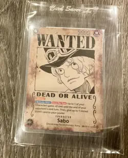 One Piece Sabo Wanted SP Alternative Art OP13-120 Carrying On His Will NM/M - Image 1