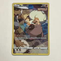 Rockruff TG07 Silver Tempest Trainer Gallery Ultra Rare Pokemon Card - Image 1