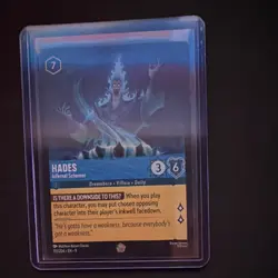 Disney Lorcana Hades Infernal Schemer 151/204 Regular Character Card - Image 1