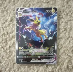 Pokemon Jolteon VMAX SWSH184 Promo Alternative Art Holo Black Star VMAX Card - Image 1