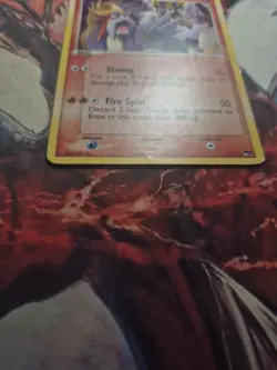 Pokemon TCG Entei 1/17 Pop Series 2 MP/HP Holo Rare Card - Image 4