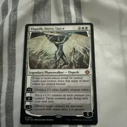 MTG Elspeth, Storm Slayer Tarkir Dragonstorm Promo Pack NM - Image 1