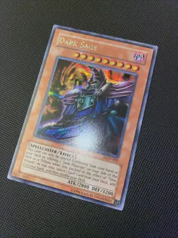 Yugioh Dark Sage DOD-002 Parallel Secret Rare Promo NM - Image 4