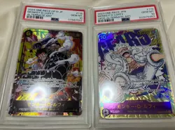 One Piece Card 2Cards PSA10 Monkey D Luffy OP10-118 OP05-119 2024 2023 Japanese - Image 1