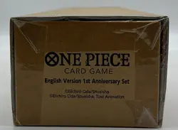 One Piece Card Game English Version 1st Anniversary Set Box Sealed - Image 1