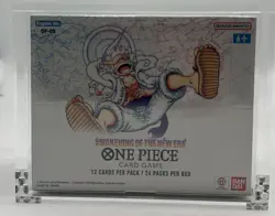 ONE PIECE ENGLISH AWAKENING OF THE NEW ERA OP-05 BOOSTER BOX WITH ACRYLIC CASE - Image 1