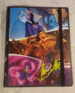 Disney Lorcana Villians 9 Pocket Binder Portfolio Costco Promo Holds 252 Cards - Image 1