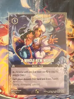 Disney Lorcana A Whole New World The First Chapter Non-Foil Promo - Image 1
