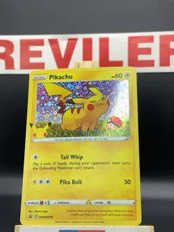 Pokemon Miscellaneous Cards & Products #SWSH039 Pikachu Holo Black Promo - HP - Image 2