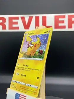 Pokemon Miscellaneous Cards & Products #SWSH039 Pikachu Holo Black Promo - HP - Image 4