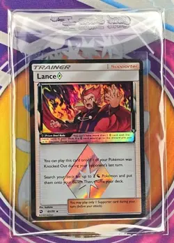 🔥Lance Prism Star 61/70 LP/NM Holo Dragon Majesty Foil Rare SM Pokemon TCG Card - Image 3