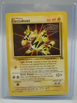 Electabuzz Pokemon Promo Card The First Movie Black Star 1999 Wizards - Image 3