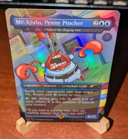 Mr. Krabs, Penny Pincher - Charix, the Raging Isle FOIL , NM Secret Lair Card!! - Image 4