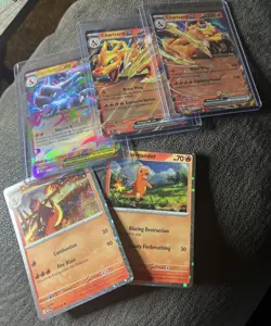 POKEMON! Charizard 5 Card Lot!! - Image 1