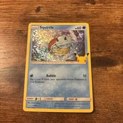 Squirtle 17/25 NM Holo McDonald's Pokemon 25th Anniversary Celebrations Card - Image 1