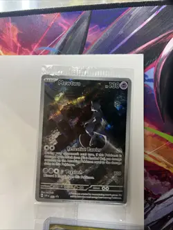 Pokemon 151 Mewtwo 052 Scarlet & Violet UPC Black Star Promo Card Holo Sealed NM - Image 1