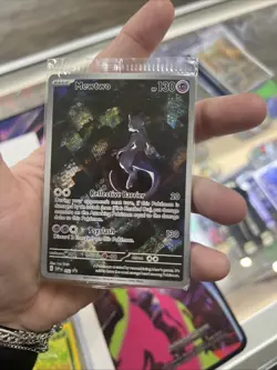 Pokemon 151 Mewtwo 052 Scarlet & Violet UPC Black Star Promo Card Holo Sealed NM - Image 2