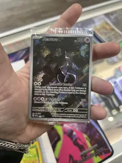 Pokemon 151 Mewtwo 052 Scarlet & Violet UPC Black Star Promo Card Holo Sealed NM - Image 3