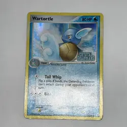 Wartortle 43/100 Holo EX Crystal Guardians Stamped Pokemon Card 2006 TCG LP/MP - Image 2