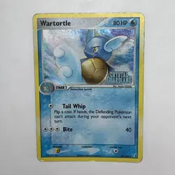 Wartortle 43/100 Holo EX Crystal Guardians Stamped Pokemon Card 2006 TCG LP/MP - Image 3