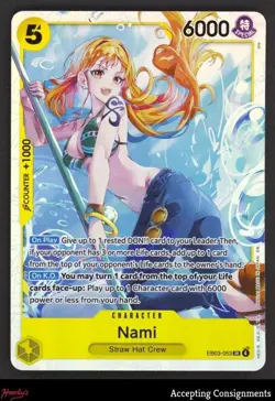 2026 One Piece Card Game -ONE PIECE Heroines Edition- #EB03053 Nami SR - Image 1