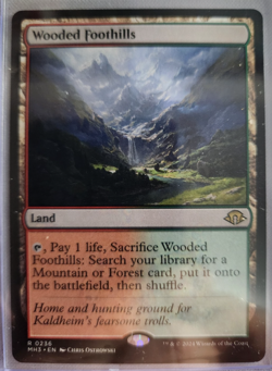 MTG - 2024 Modern Horizons 3 - Wooded Foothills - Unplayed - Pack to sleeve - Image 1