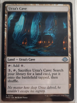 MTG - 2024 - Modern Horizons 3 - Urza's Cave - Unplayed - Image 1