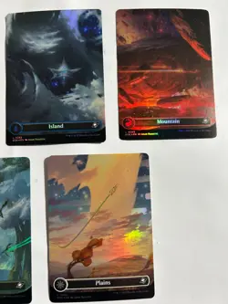 Mtg Edge of Eternities Foil Borderless Celestial Land Set 1 Of Each Never Played - Image 3