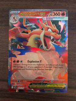 Pokemon Mega Charizard Y Ex Mega Evolutions- Ascended Heros 022/217 NM - Image 1