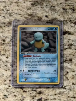 Pokemon Ditto EX Delta Species 64/113 Basic 60 HP Rare Regular 2005 English - Image 1