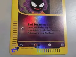Pokemon Base Set Expedition # 109/165 Reverse Holo GASTLY __never played__ - Image 3