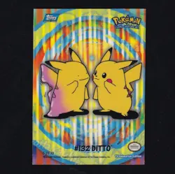 Pokemon Topps 2000 TV Animation Series 2 Stick-Ons #132 Ditto 5 of 10 - Image 1