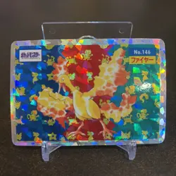 Nintendo 1997 Japanese Pokemon Topsun - No.146 Moltres Cracked Ice Prism - Image 1