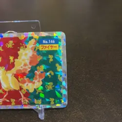 Nintendo 1997 Japanese Pokemon Topsun - No.146 Moltres Cracked Ice Prism - Image 3