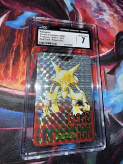 Pokemon Tcg 1996 Alakazam Bandai Carddass CGC 7.0 NM - Image 2