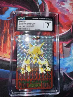 Pokemon Tcg 1996 Alakazam Bandai Carddass CGC 7.0 NM - Image 3