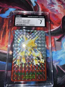 Pokemon Tcg 1996 Alakazam Bandai Carddass CGC 7.0 NM - Image 4